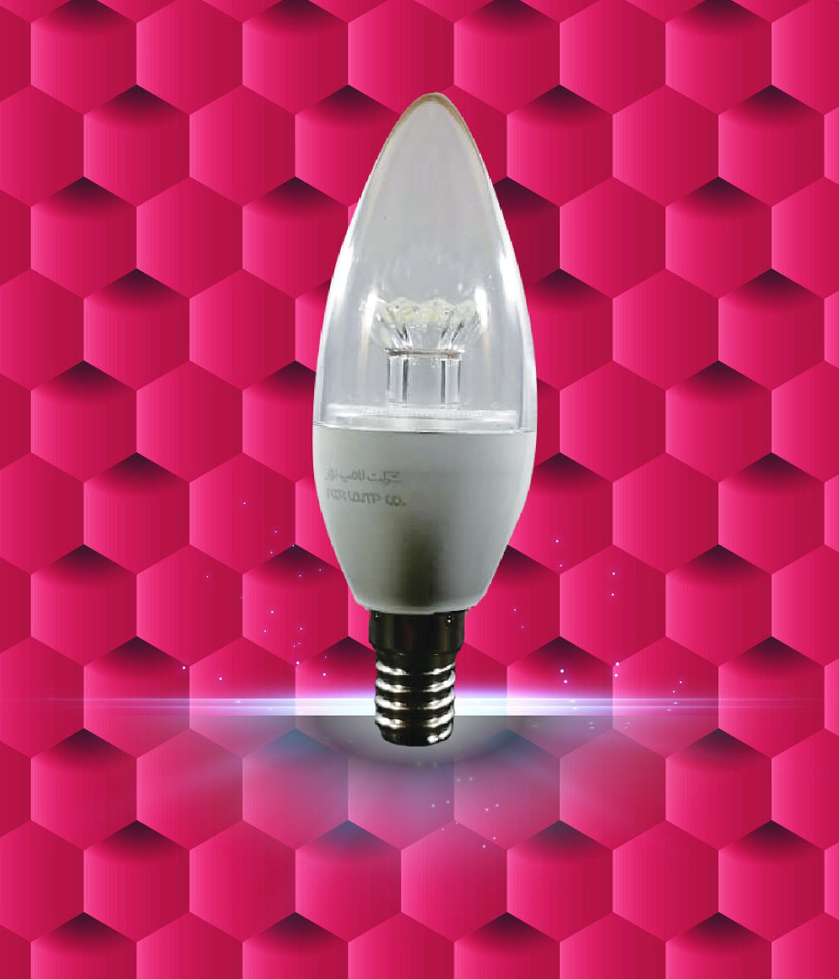 لامپ شمعی کند ل نور  - لامپ ال ای دی - لامپ نور